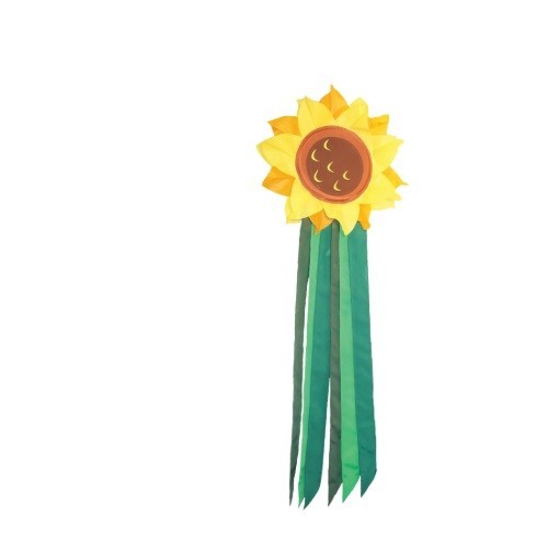 Sunny Breeze Windtail Windsock Decor - 40 Inch Flower Windso...