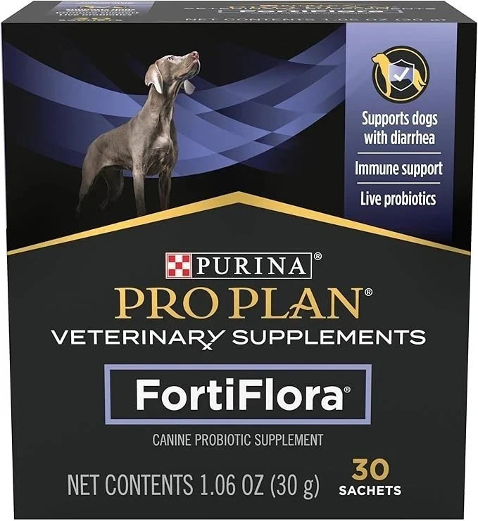 Purina FortiFlora Pro Plan Veterinary Probiotic for Dogs - 3...