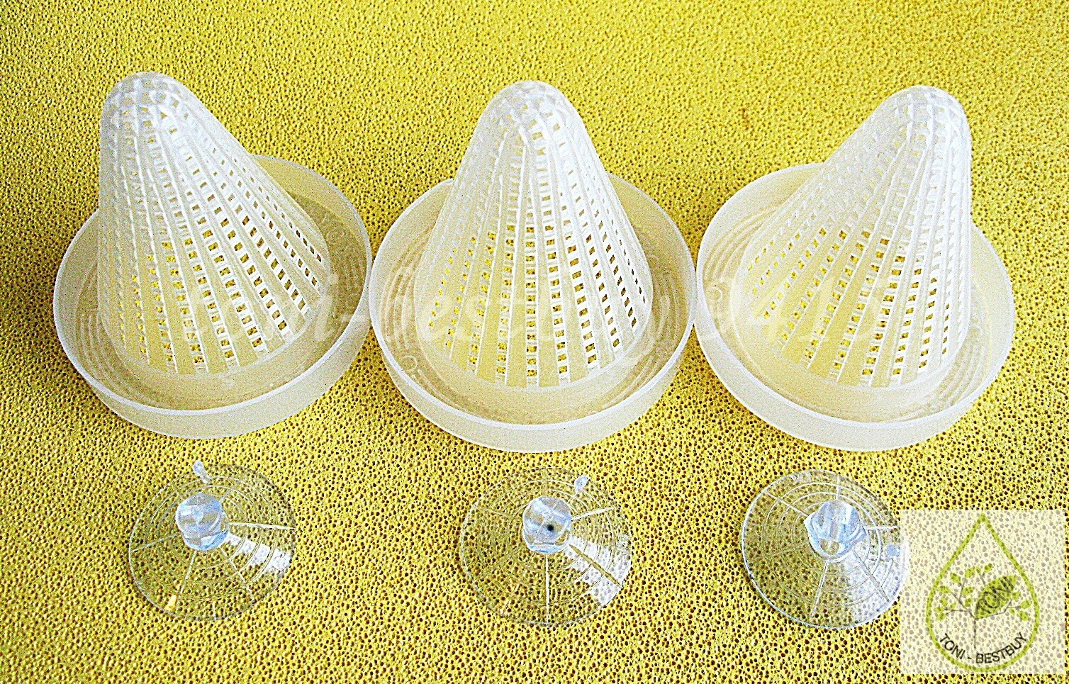 Red Worms Frozen Food Cone Feeder for Aquarium