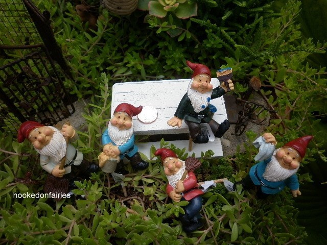 MR Miniature Fairy Garden Gnome (Dwarf Figurine) - Small Siz...