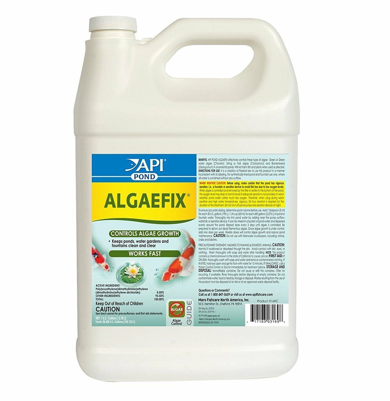 AlgaeFix Pond Care 1 Gallon Algae Control Solution