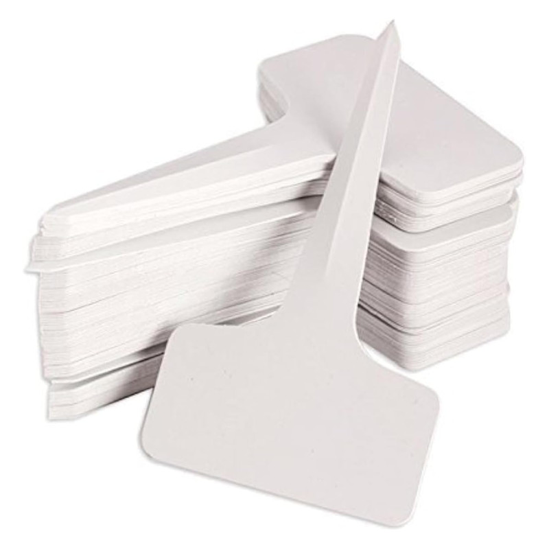 Plastic Plant Labels - 100 Pieces, 6 x 10cm Nursery Garden T...