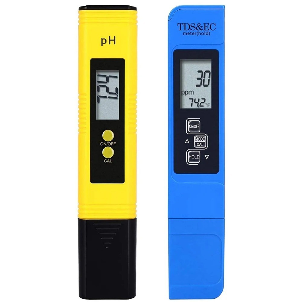 Digital pH & TDS Meter Water Quality Tester - pH Range 0-14,...