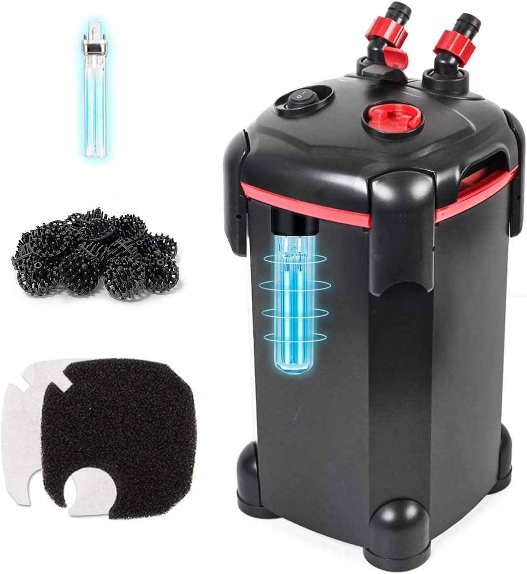 Canister Filter - 3 Stage Aquarium Filter (265 GPH)