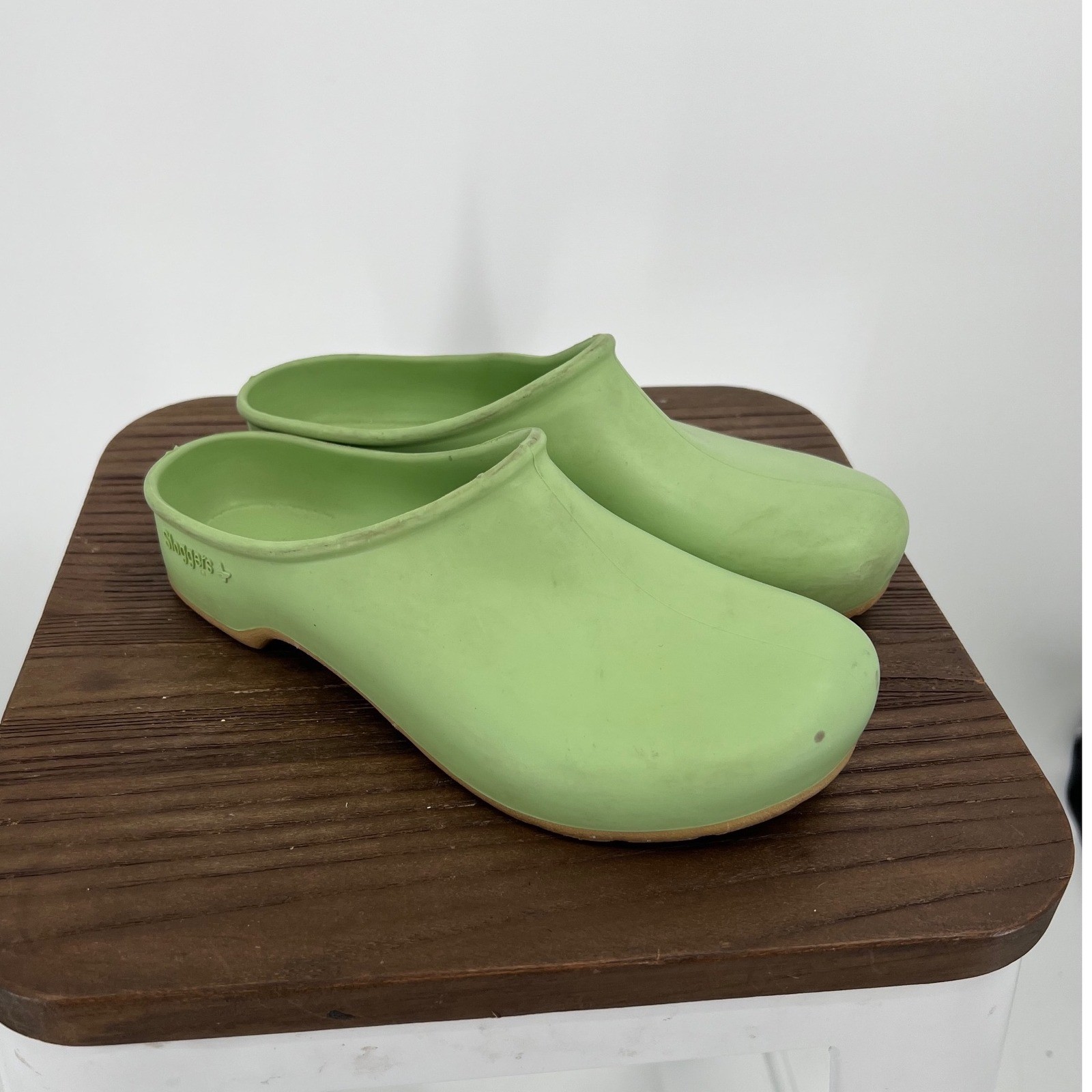 Sloggers Garden Clogs - Lime Green Waterproof Slip-On Shoes...