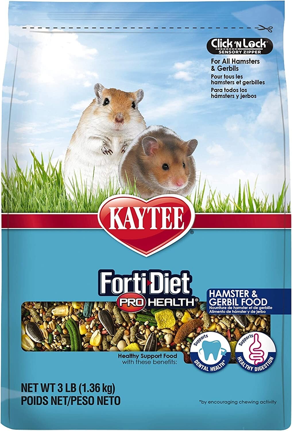 Kaytee Forti Diet Pro Health Food for Hamsters & Gerbils - C...