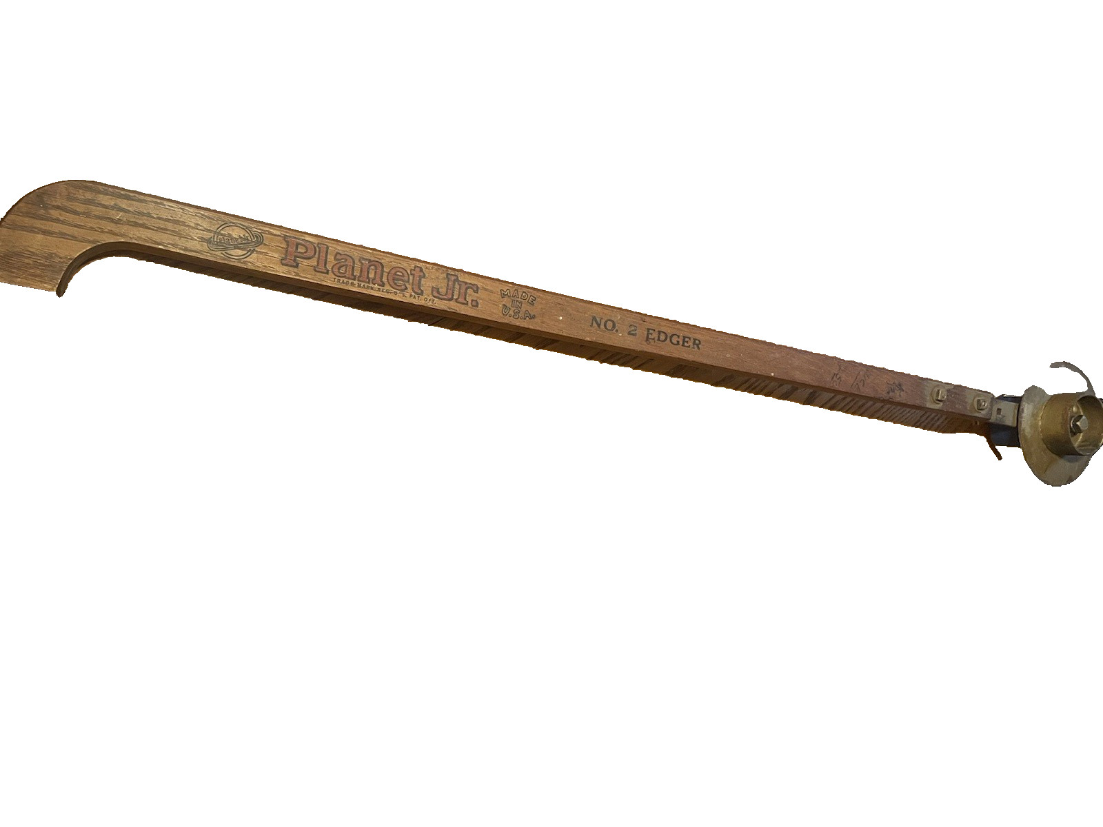 Vintage PLANET JR. No. 2 EDGER Lawn Tool Early Model 43" Ant...