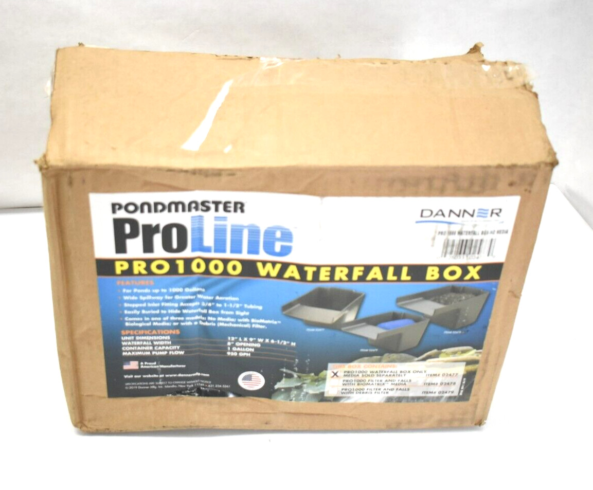 Pro Line Danner Waterfall Box Filter Spillway for Ponds