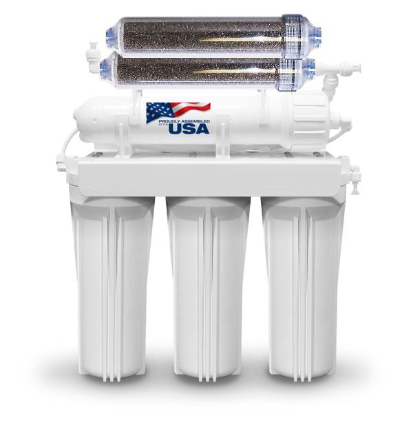 Made In USA 6 Stage RO/DI Water Filter 100 GPD Membrane