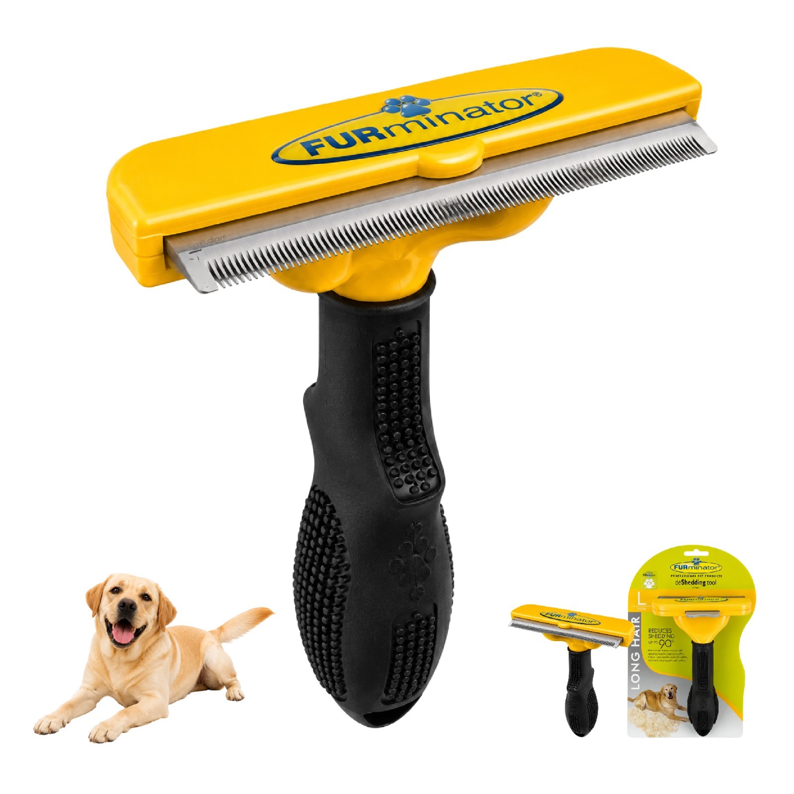 Furminator De-Shedding Tool for Large Dogs with Short Hair