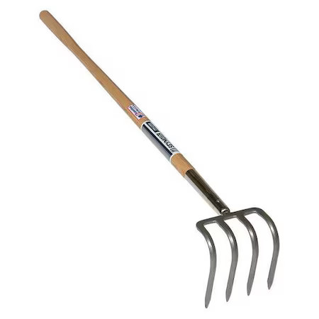 Seymour Midwest Wood Handle Fork, 54 Inches