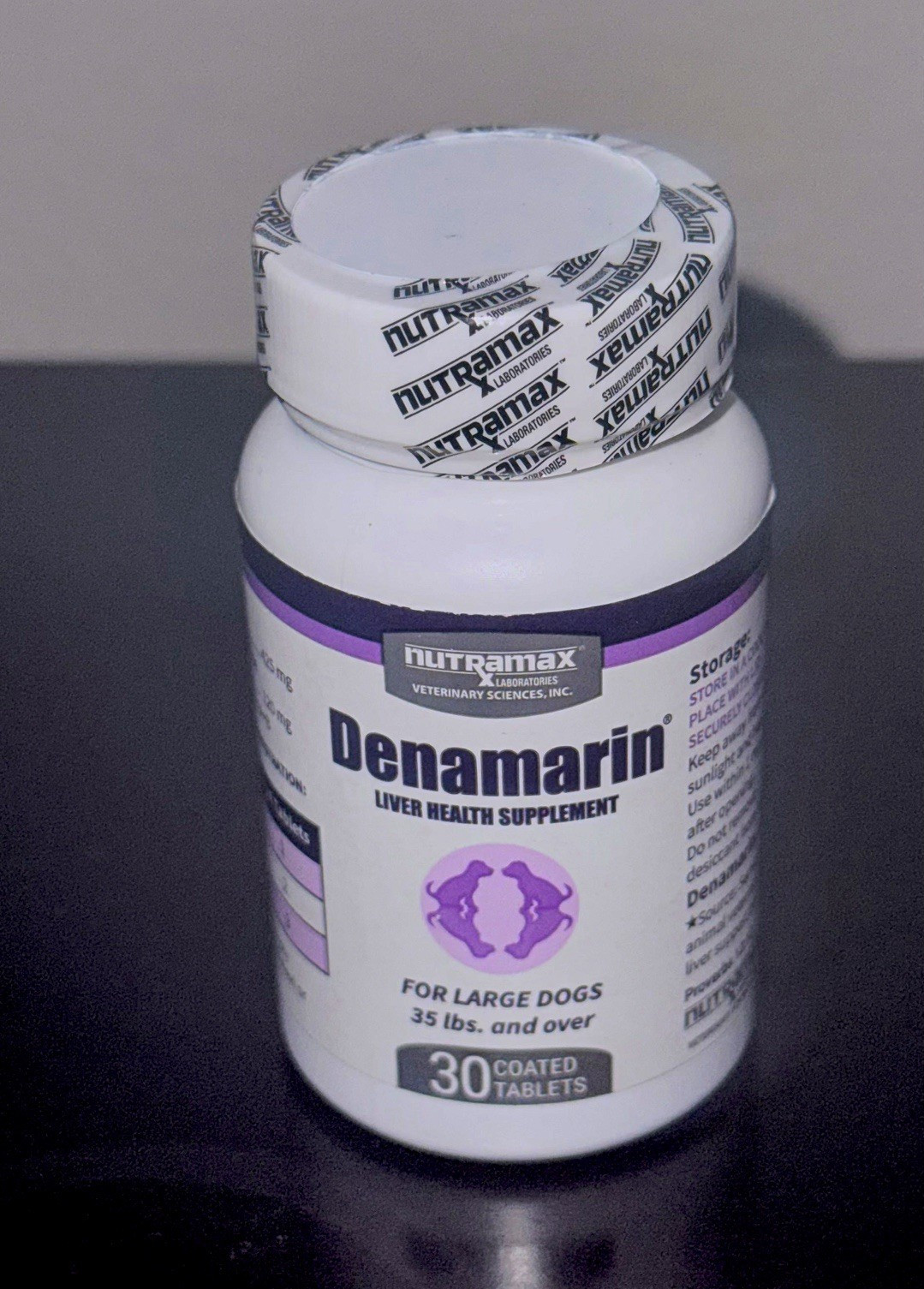 Nutramax Denamarin Liver Health Tablets for Large Dogs (35+...