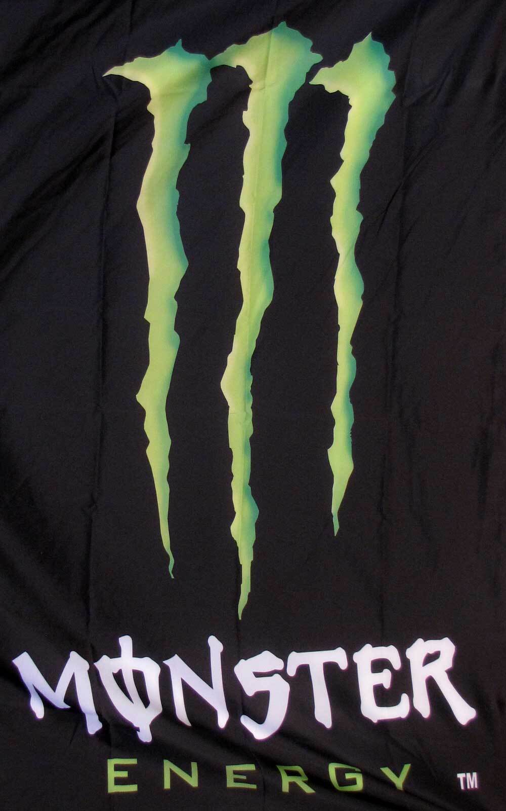 Monster Green Vertical Flag, 3x5"