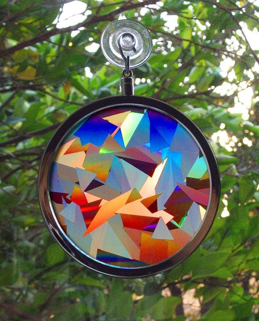 Prismatic Sun Catcher Axicon or Crystal Rainbow Window Feng...