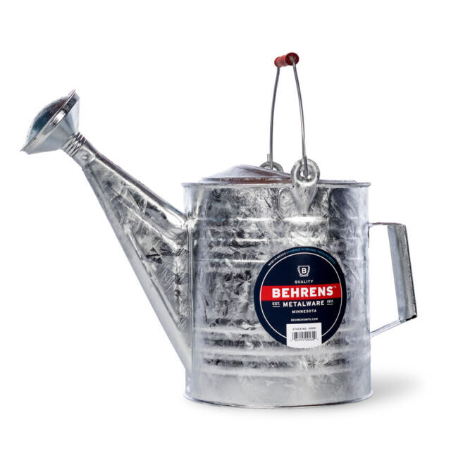 Behrens Galvanized Steel Watering Can | 2 Gallons | Model 20...