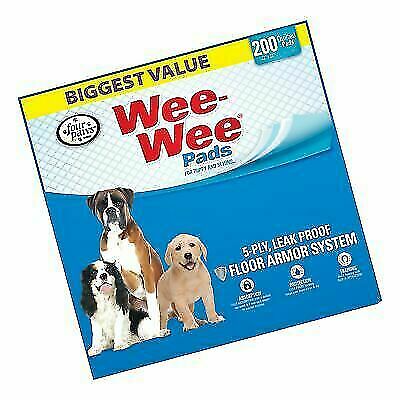 Wee Wee Dog Training Pads - 200 Count, 22x23 Inch, Leak Proo...