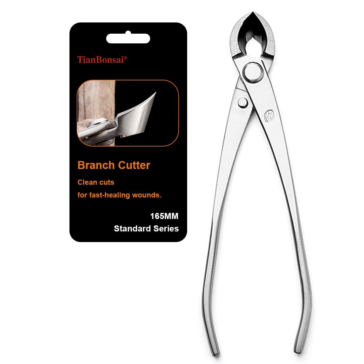 Bonsai Branch Cutter Straight Edge Tool - 165mm
