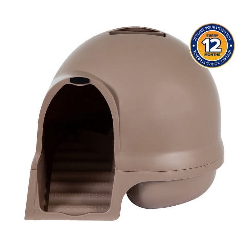 Booda Dome Clean Step Plastic Enclosed Cat Litter Box W/ Ste...