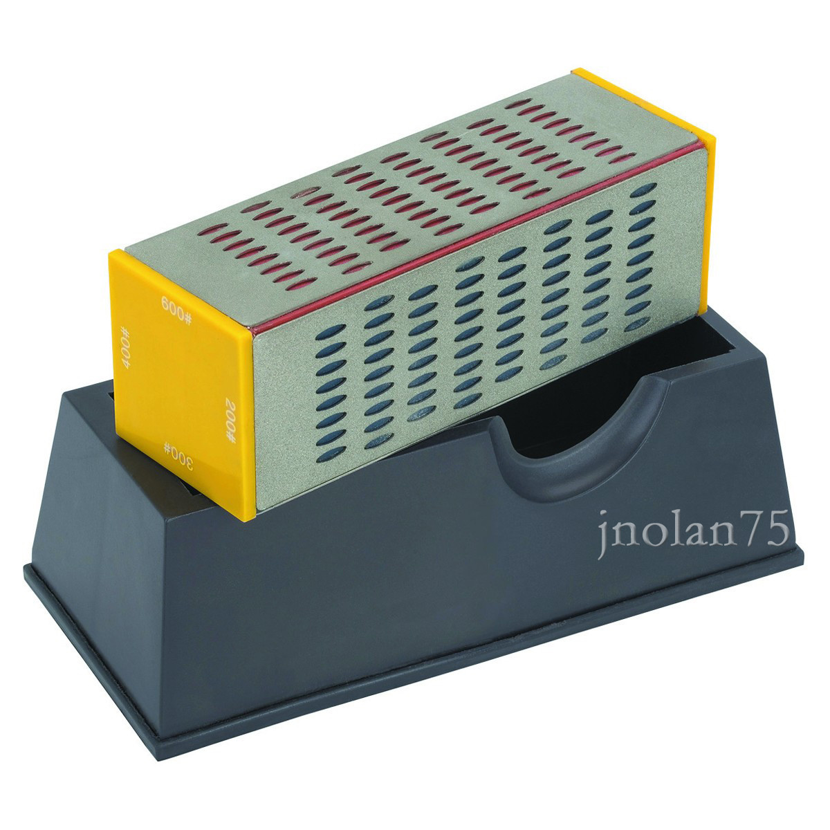 Diamond Hone Block Knife Blade Sharpener Sharpening Stone