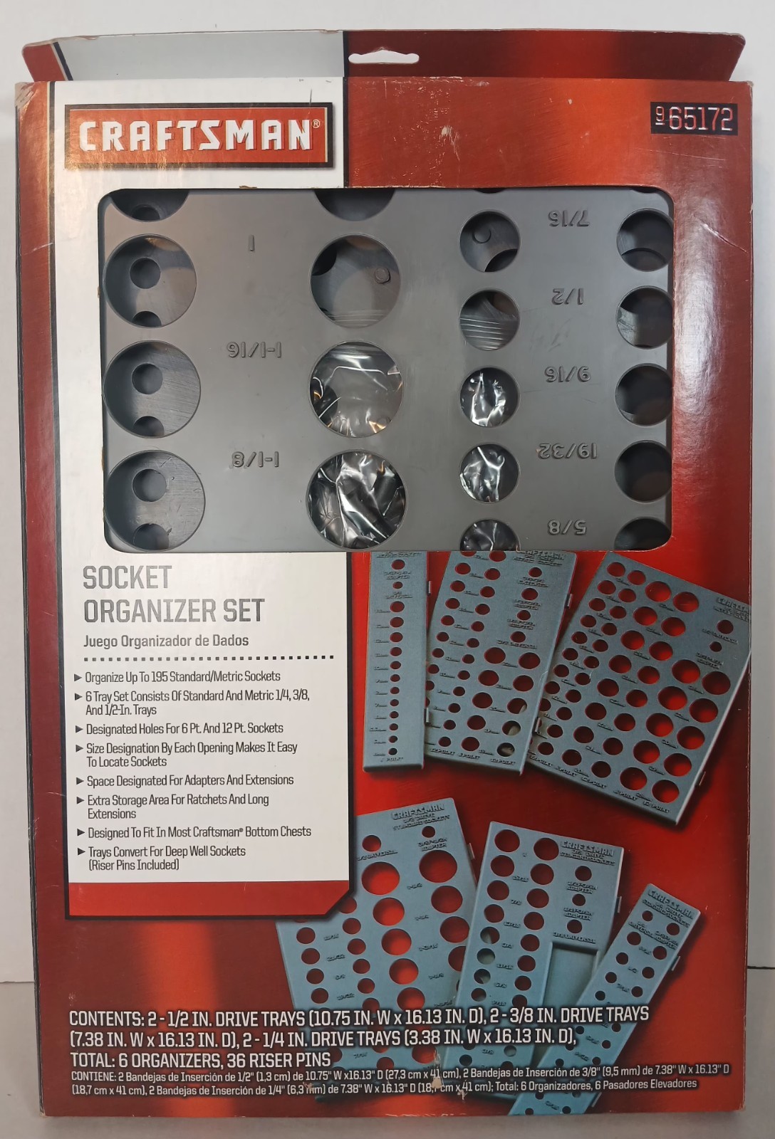 Craftsman Socket Organizer Set 965172