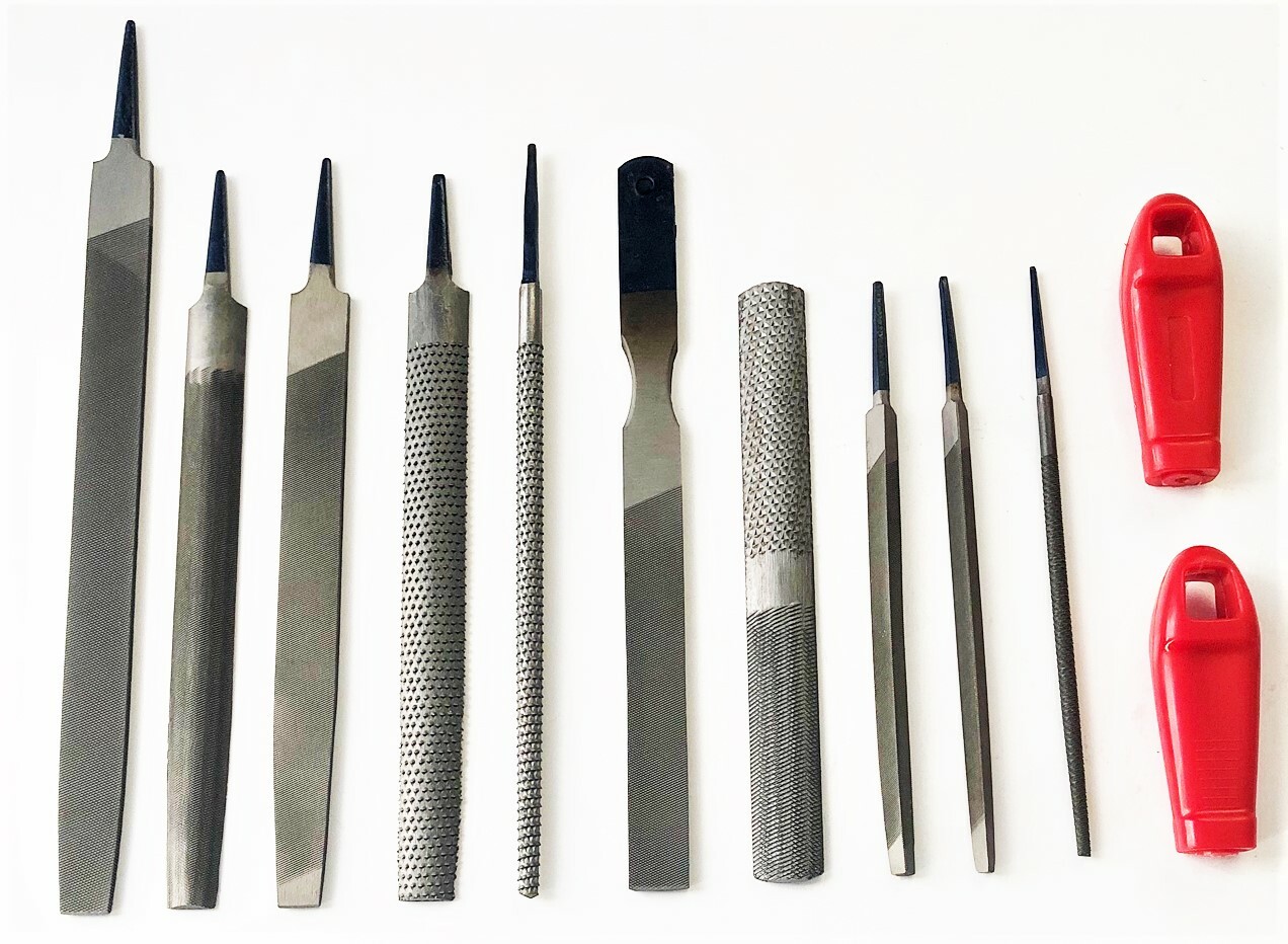 Kip ATE Pro Heavy Duty Steel File Rasp Bastard Slim Taper Se...