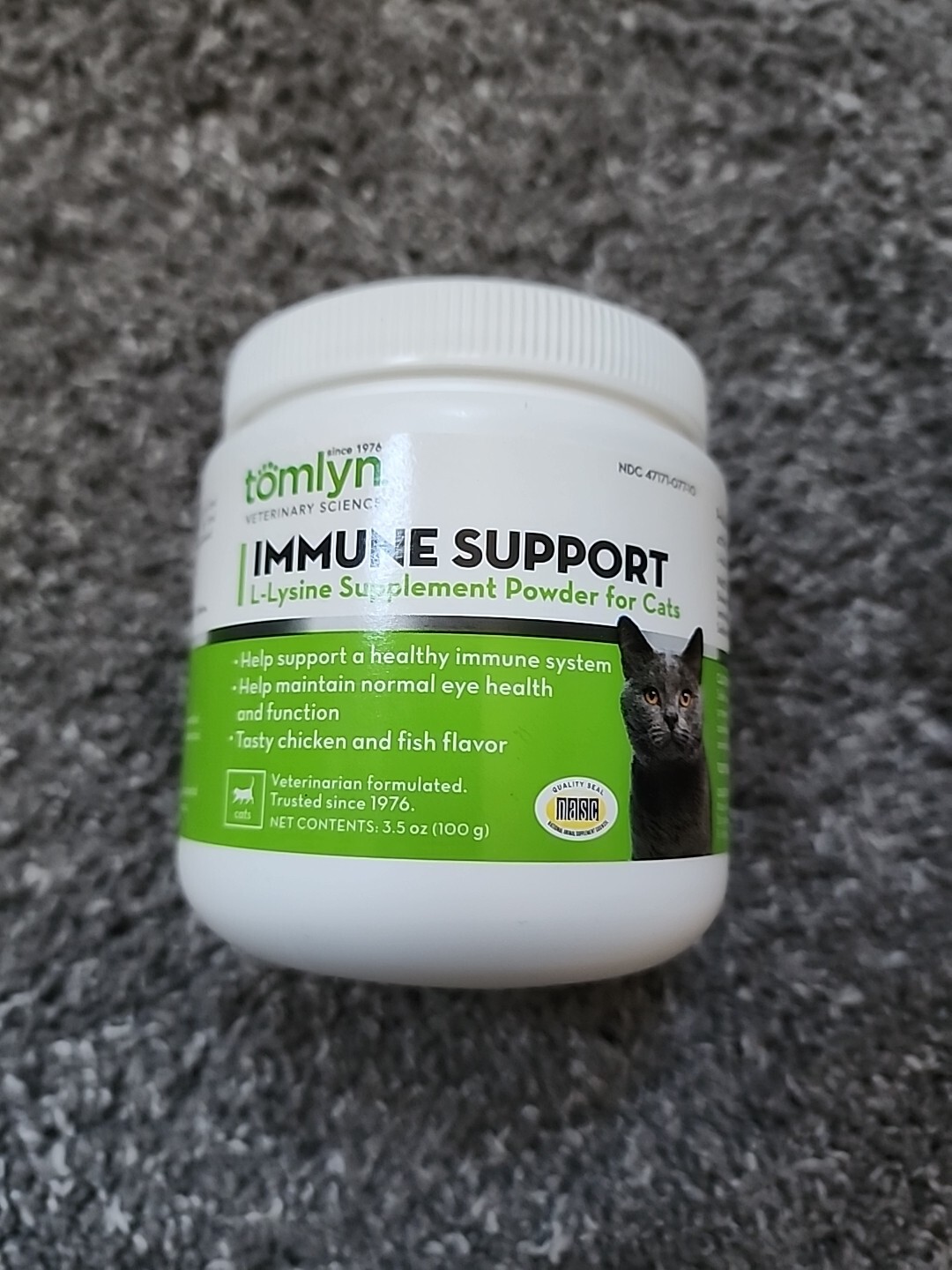 Tomlyn Immune Support L-Lysine Supplement Powder for Cats