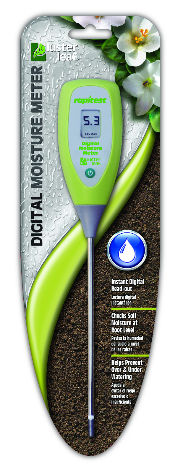 Rapiest Digital Moisture Soil Flower Vegetable Tester