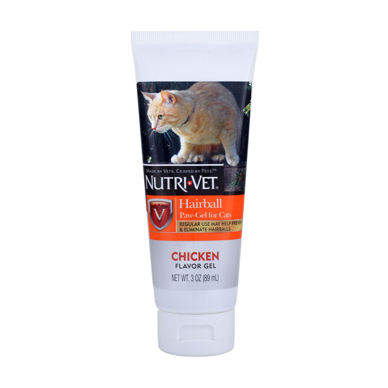 Nutri-Vet Hairball Paw Gel Cat Hairball Remedy Chicken Flavo...
