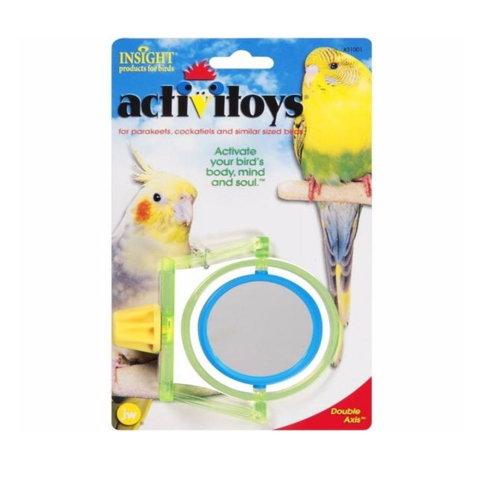 JW Pet Activitoy Double Axis Small Bird Toy 3.75"