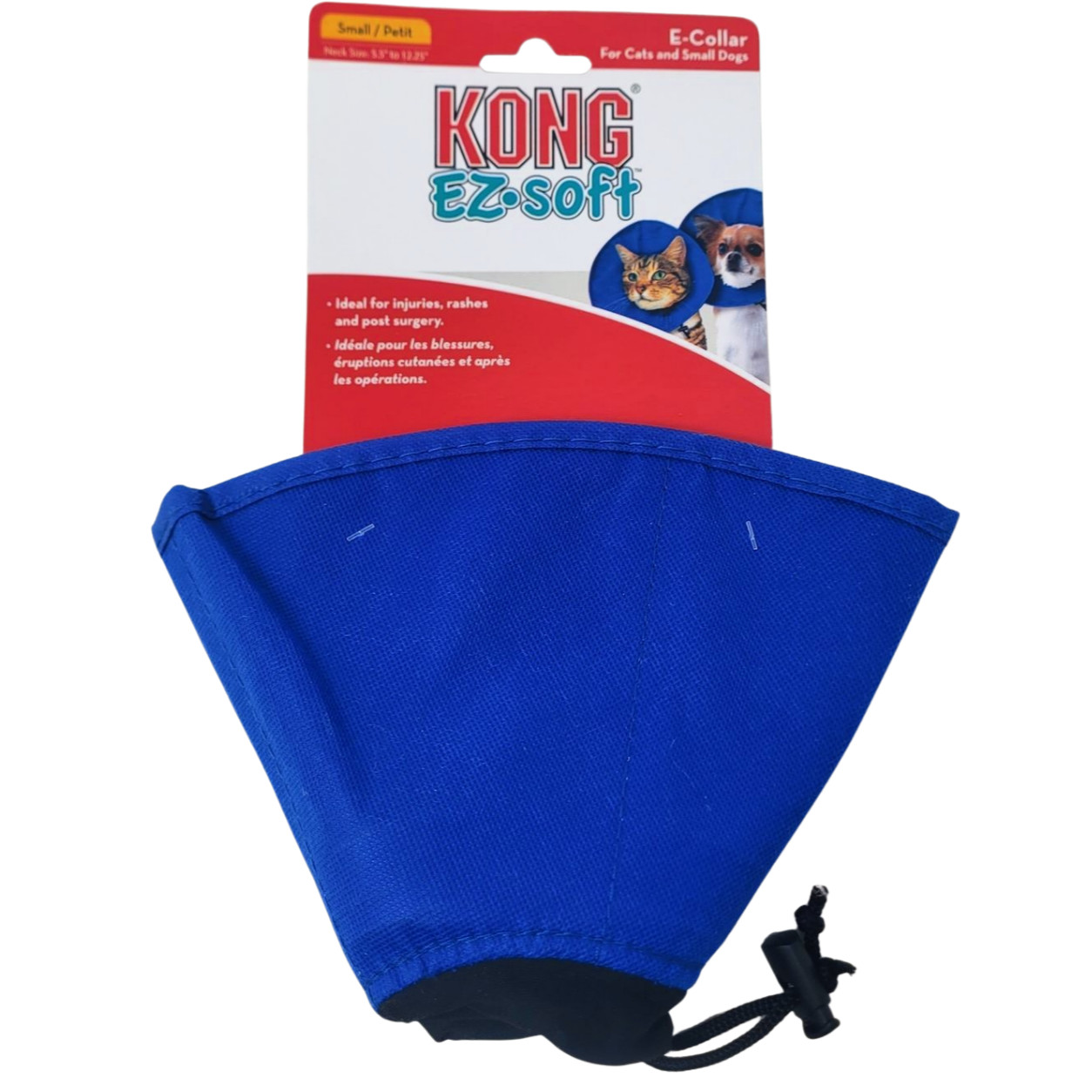 KONG EZ Soft E-Collar for Cats & Dogs, Small Size 5.5”-6.5”...