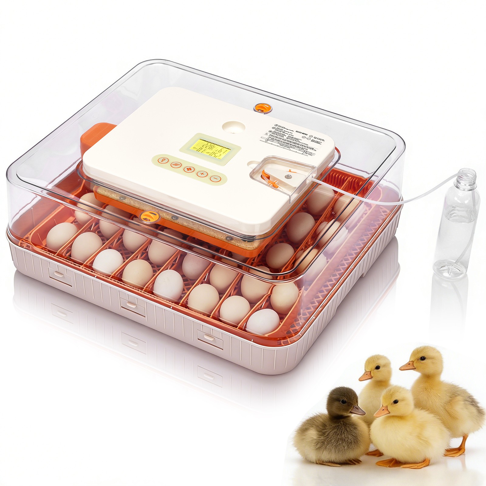 Fully Automatic 56 Egg Incubator Temperature Control Digital...