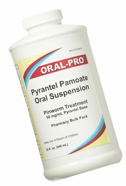 Pyrantel Suspension Pinworm Treatment - 32 Oz Oral Solution