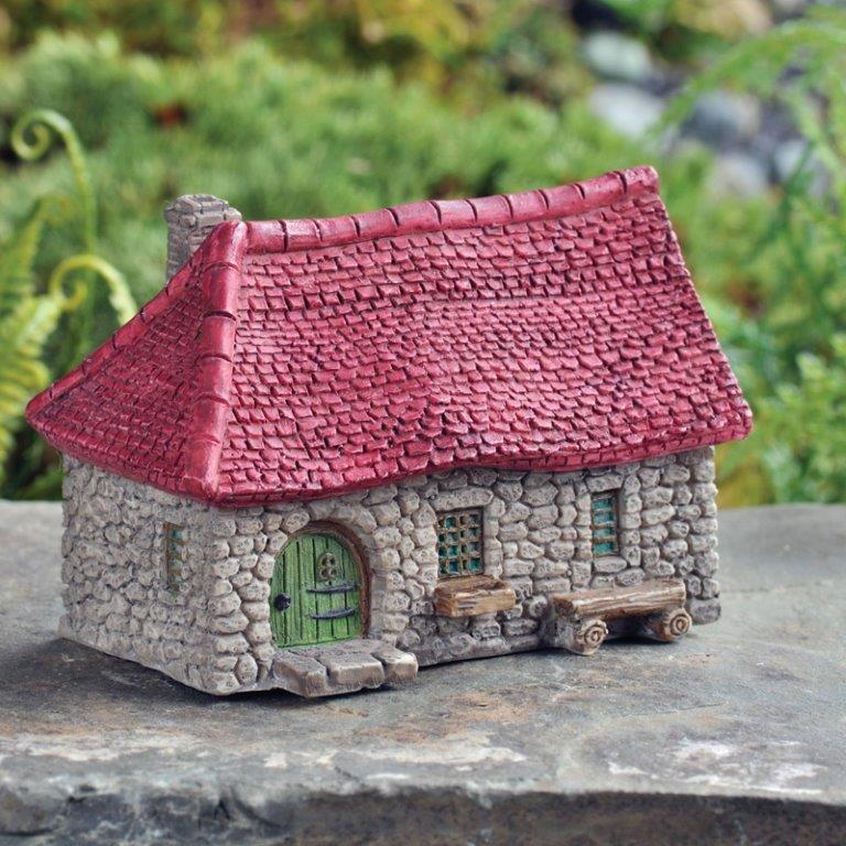 Miniature Fairy Garden Micro Mini Red Roof Farmhouse (GO 173...