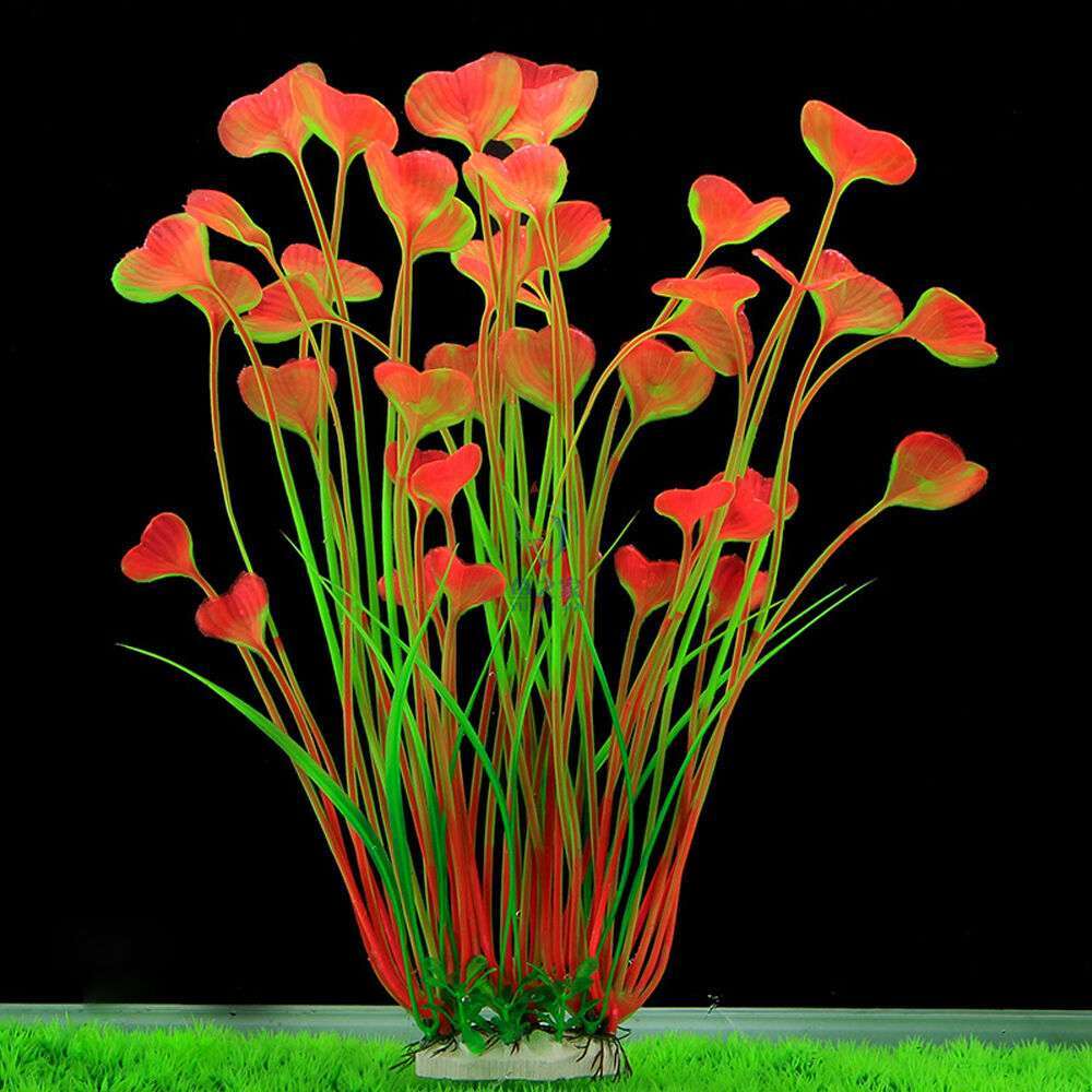 Artificial Fish Tank Decor: Fake Grass Ornament for Aquarium