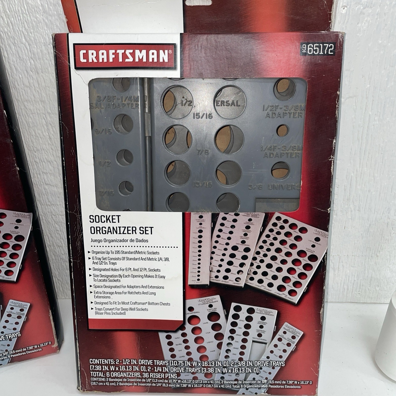 Craftsman Tool Ratchet Socket Toolbox Organizer Divider Tray...