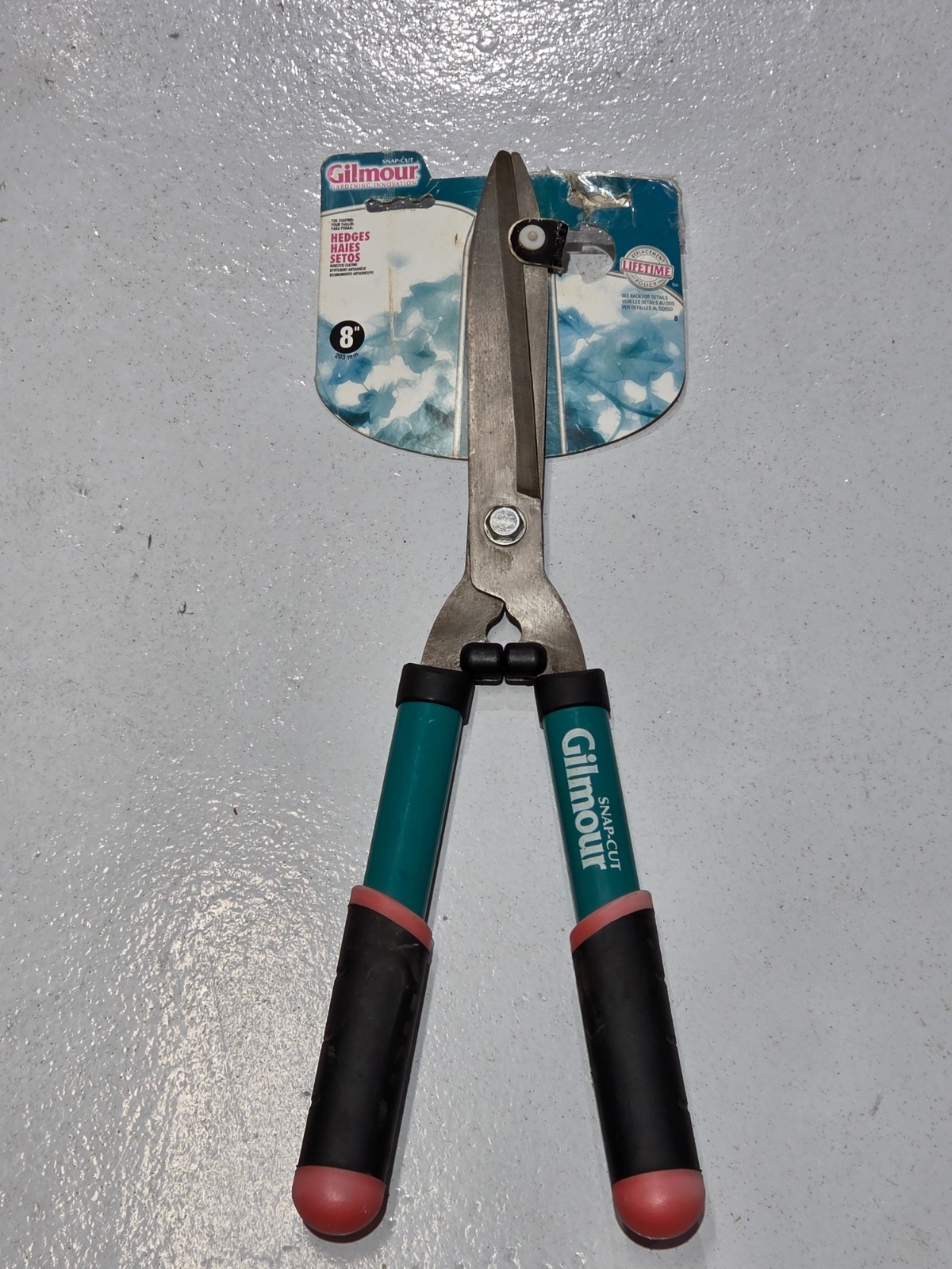 Gilmour Basic Hedge Shears, 8 Inch Coated Blades