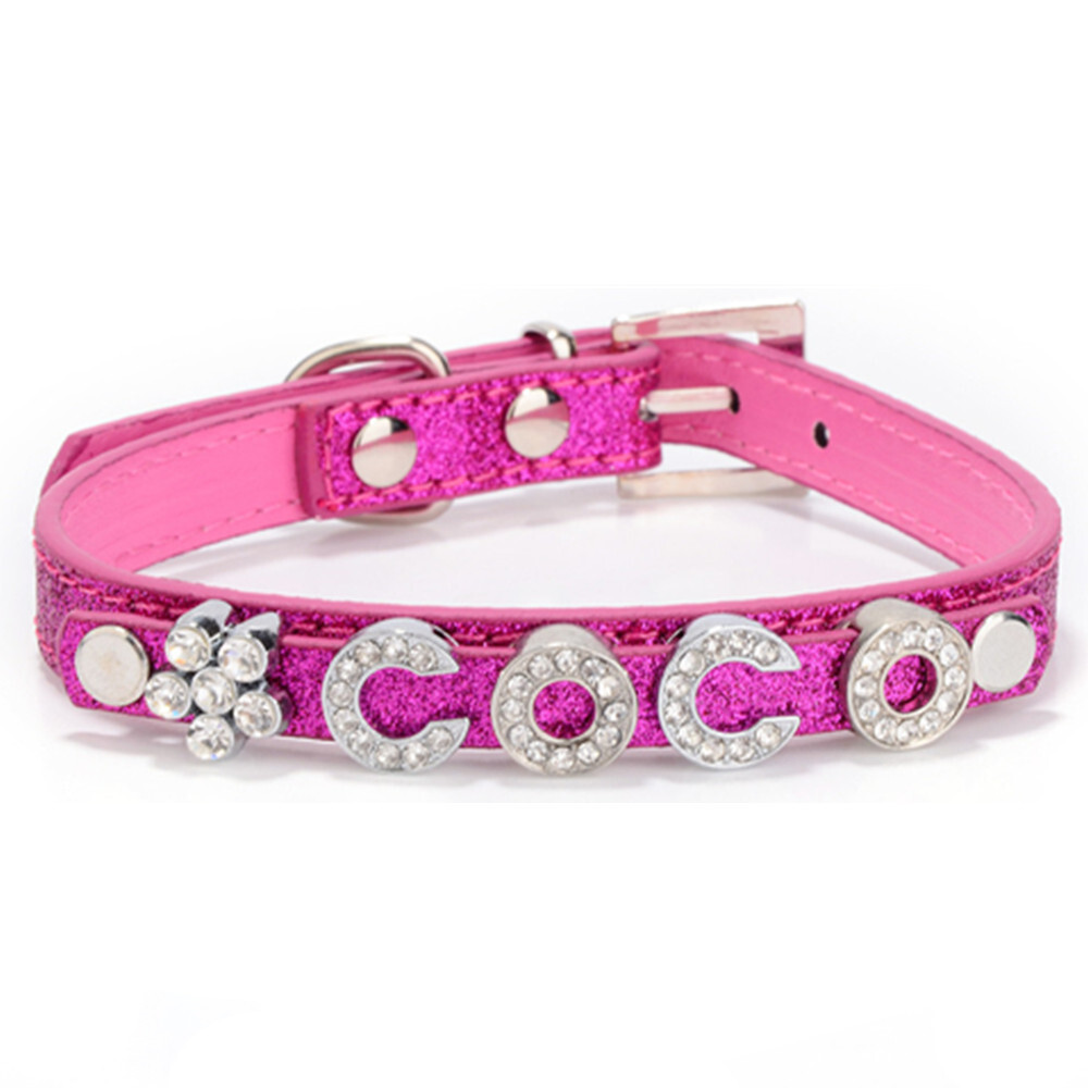 Personalized Dog & Cat Collar with Customizable Letters, Sma...