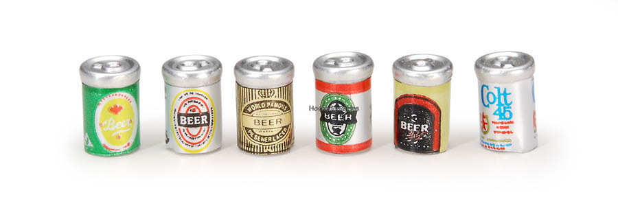 Beer Can Set: Mini Gnome Garden Figurine Collection DA 2306-...