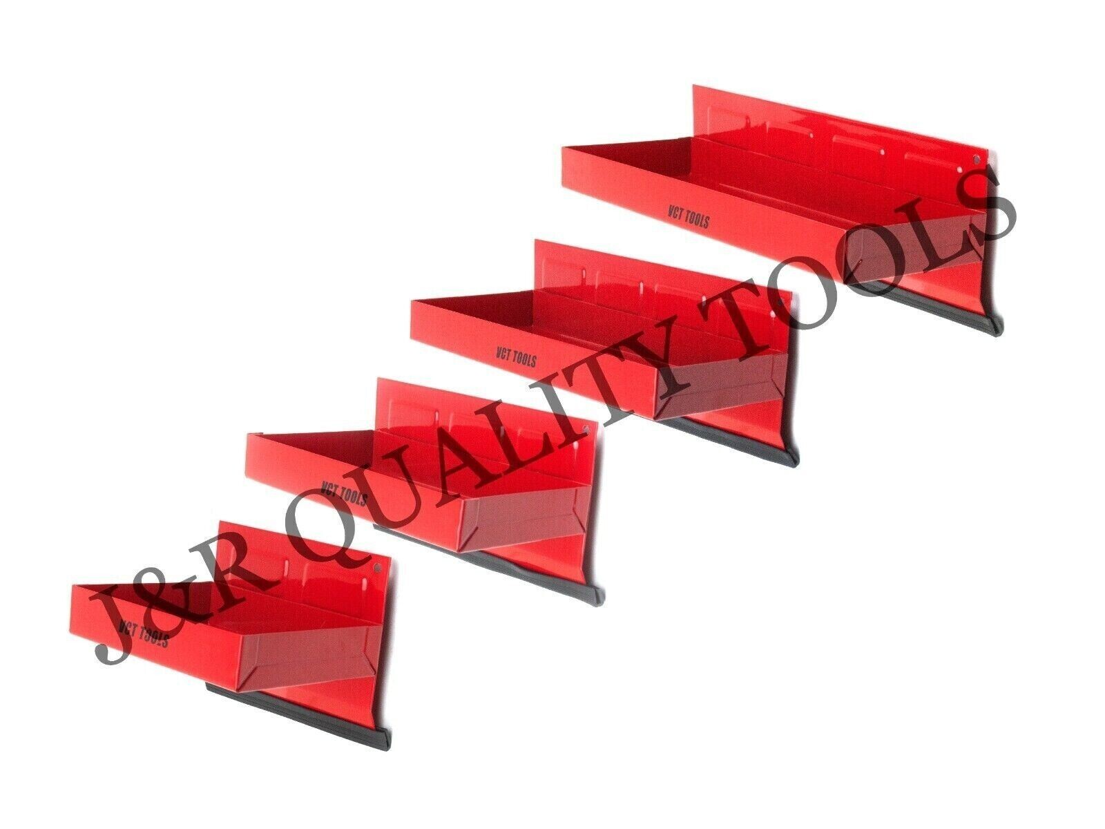 Magnetic Tool Storage Tray Organizer Rack Set
