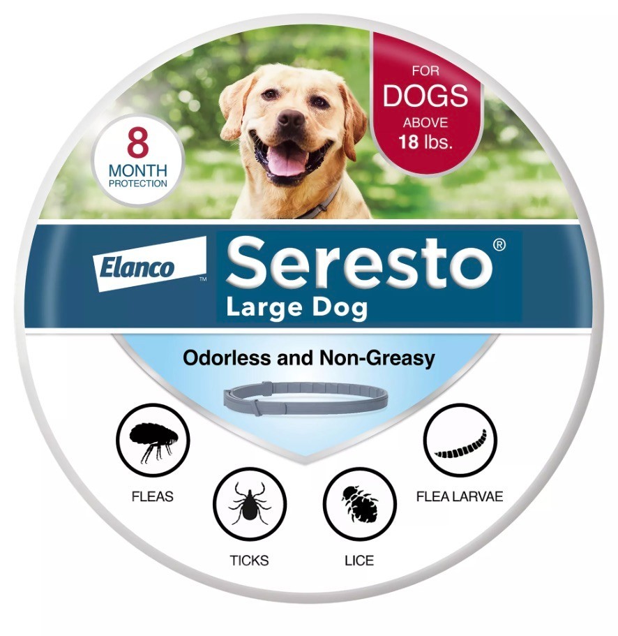 Seresto Flea & Tick Collar for Large Dogs (8 Month Protectio...