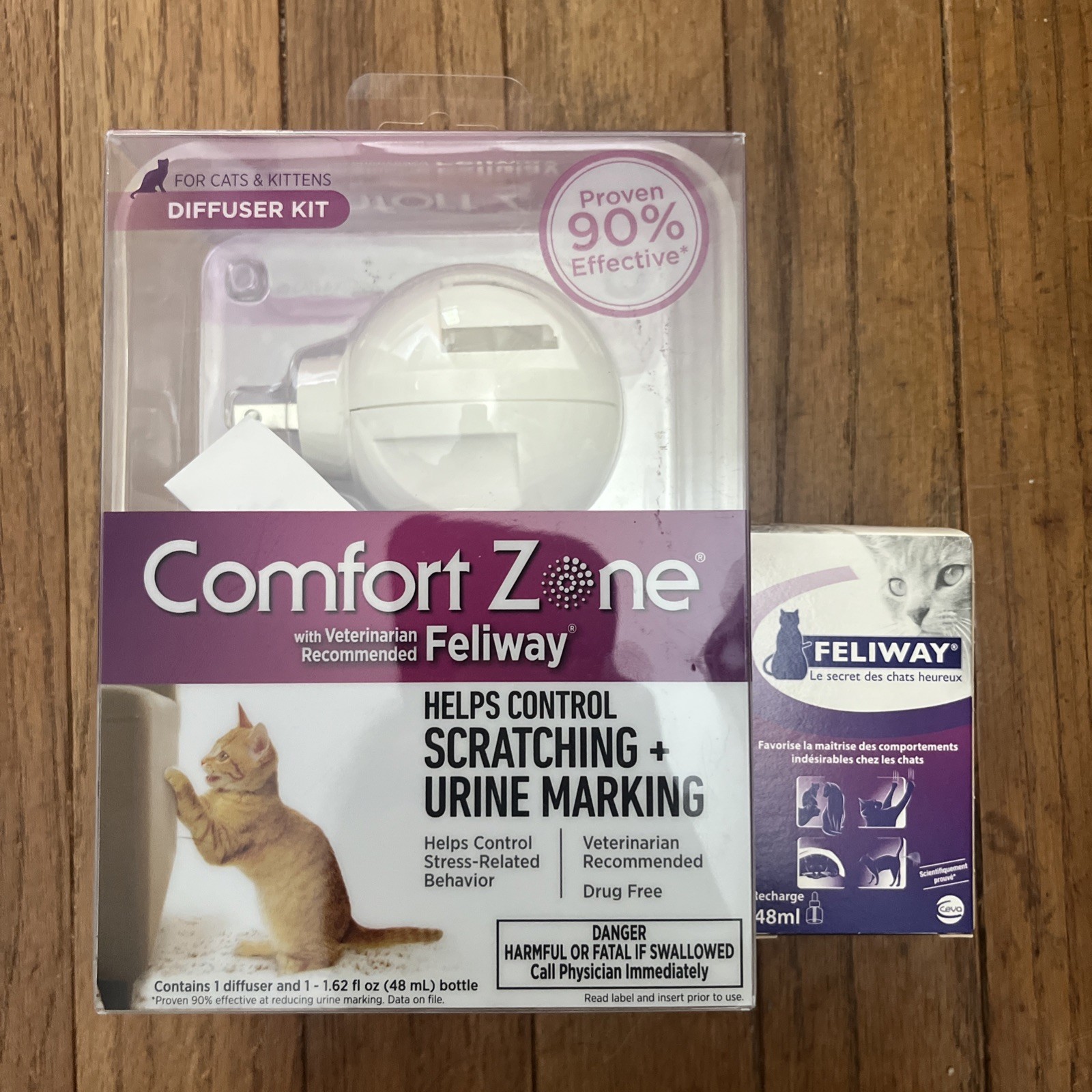 Feliway Comfort Zone Cat Pheromone Diffuser Plug-In With One...
