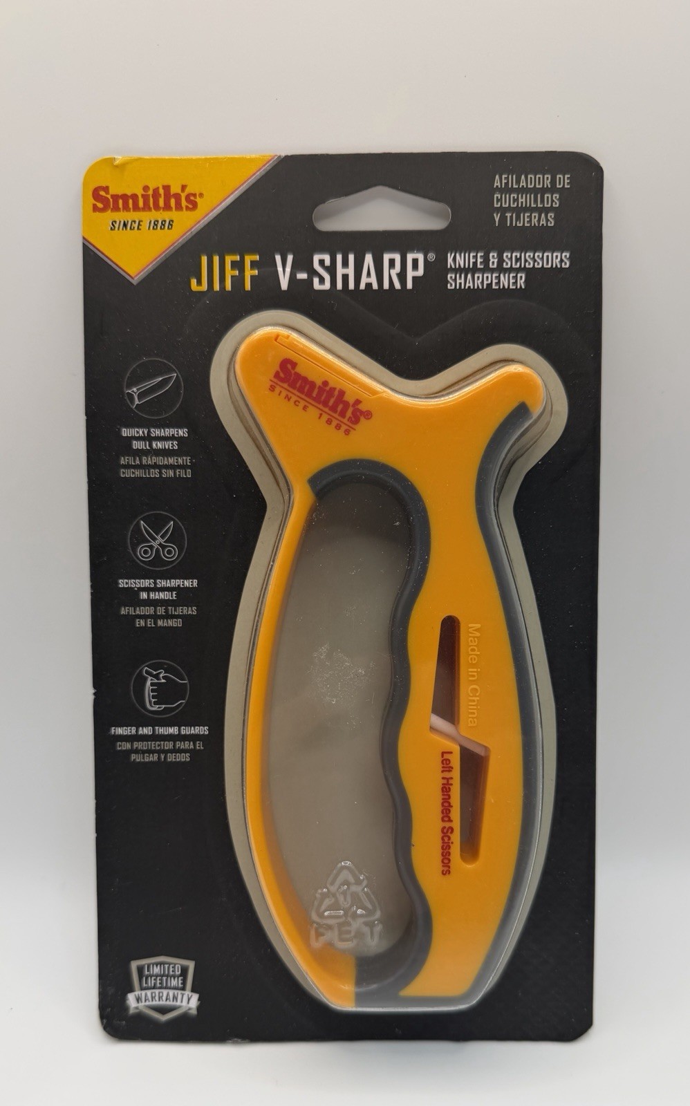 Smith's Jiff-S Tungsten Carbide & Ceramic Knife & Scissor Sh...