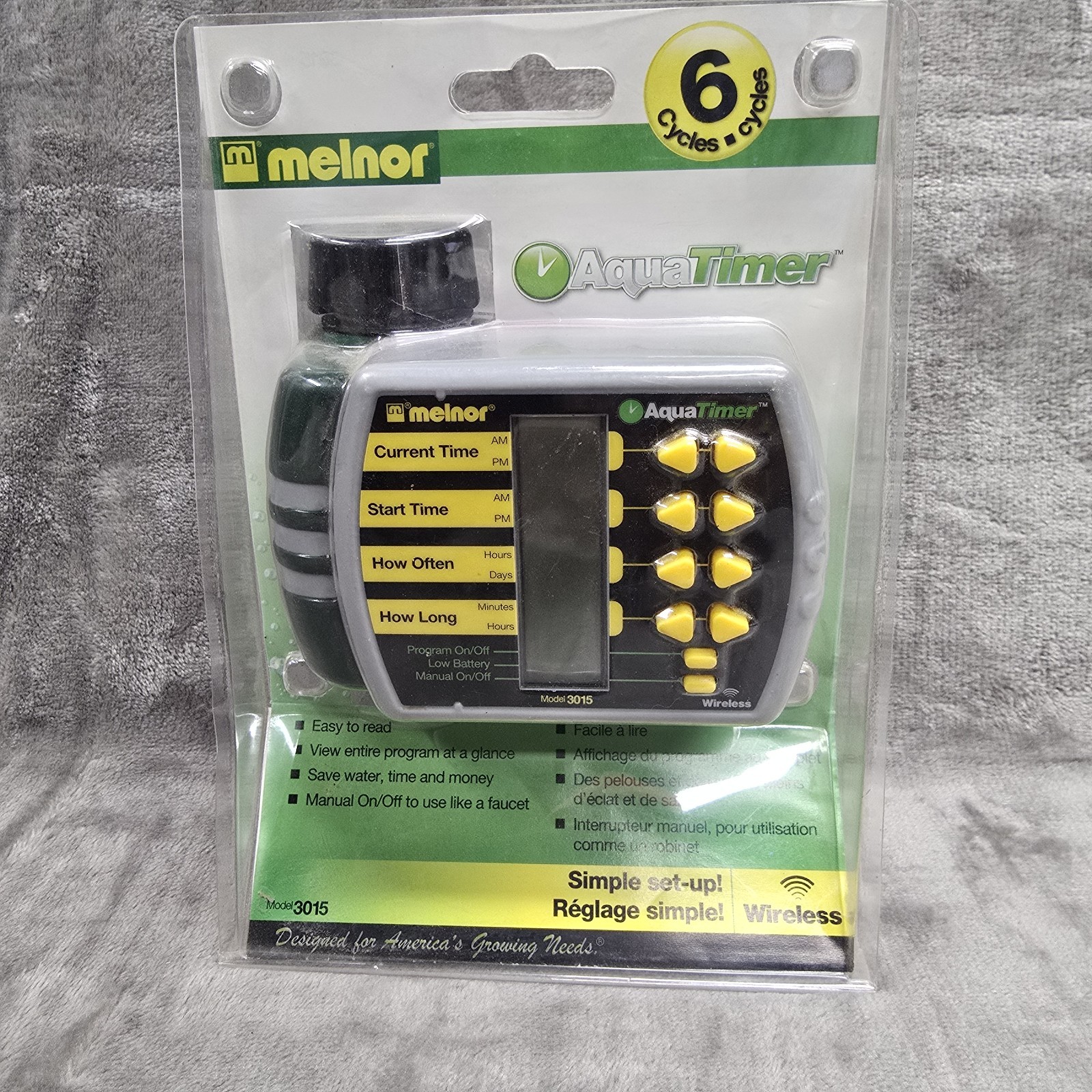 Melnor AquaTimer Model 3015 6-Cycle Electronic Water Timer
