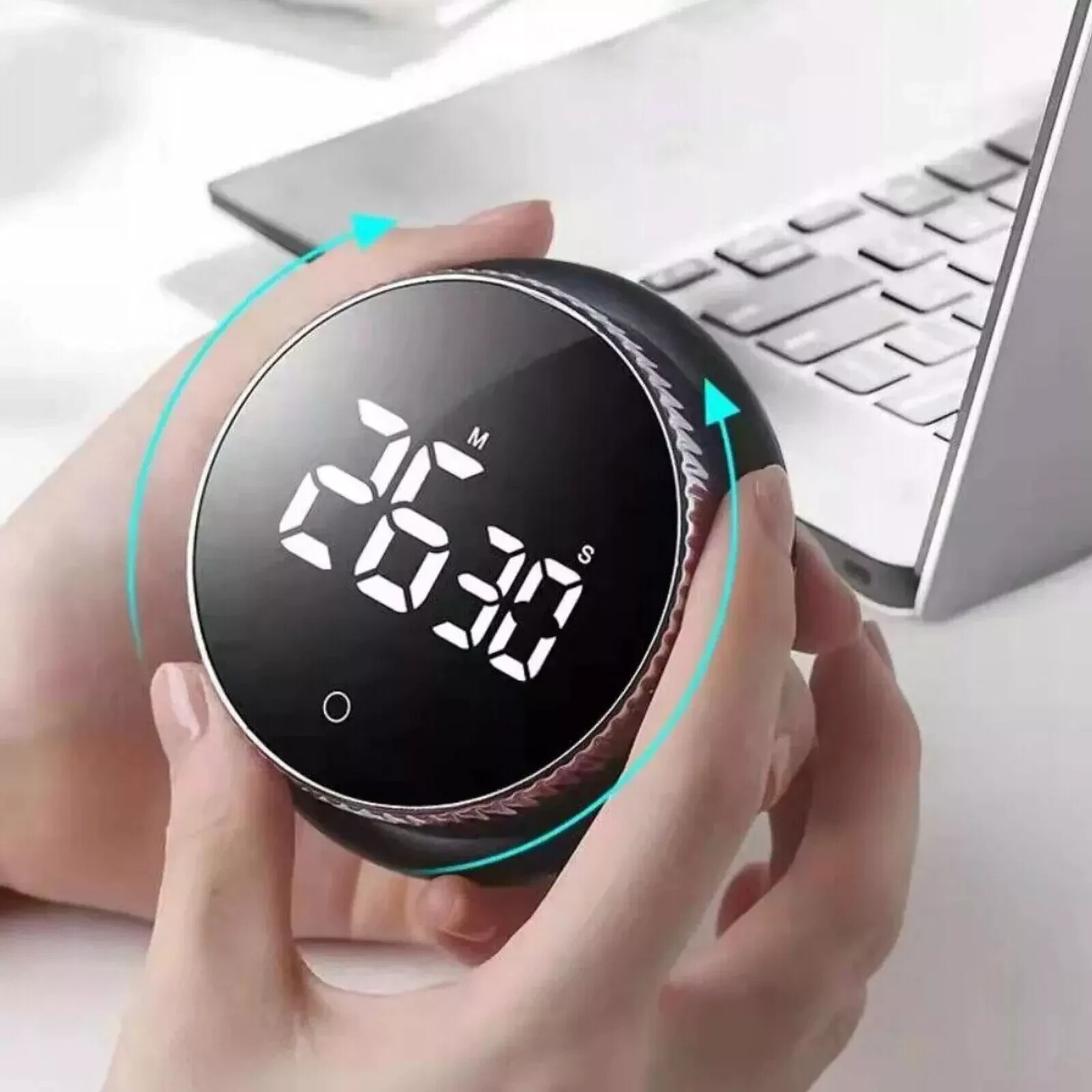 Large LCD Digital Kitchen Cooking Timer With Loud Alarm, Mag...