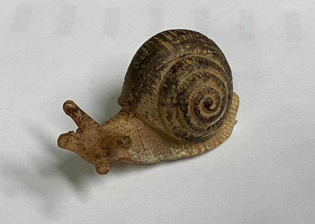 Miniature Brown Snail Figurine, Fairy Garden Snail (approx....