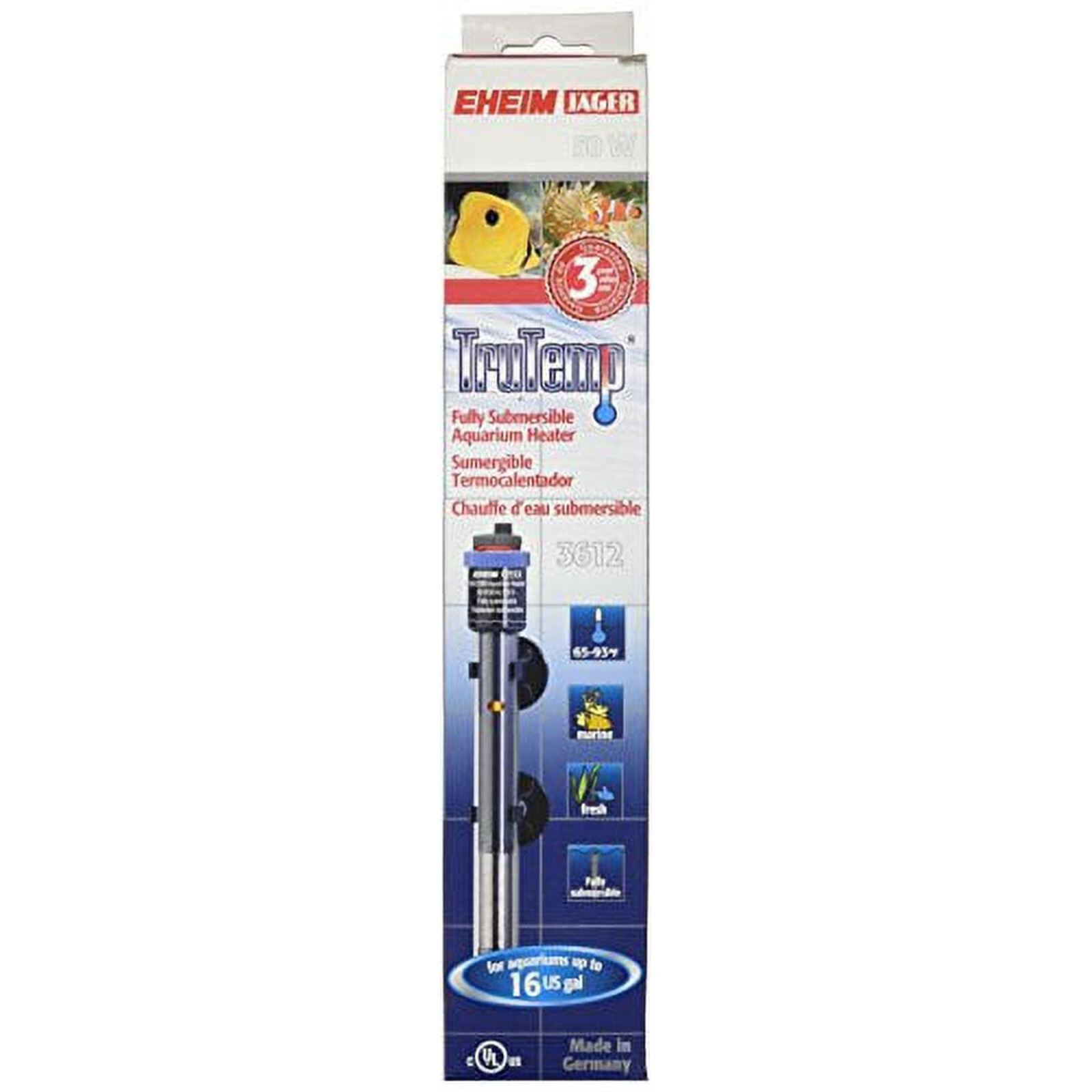 Eheim Jager Trutemp Submersible Aquarium Heater | 50W Capaci...
