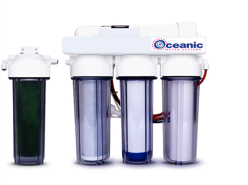 Oceanic RO/DI Aquarium Reef Water Filter System - 5 Stage, 7...
