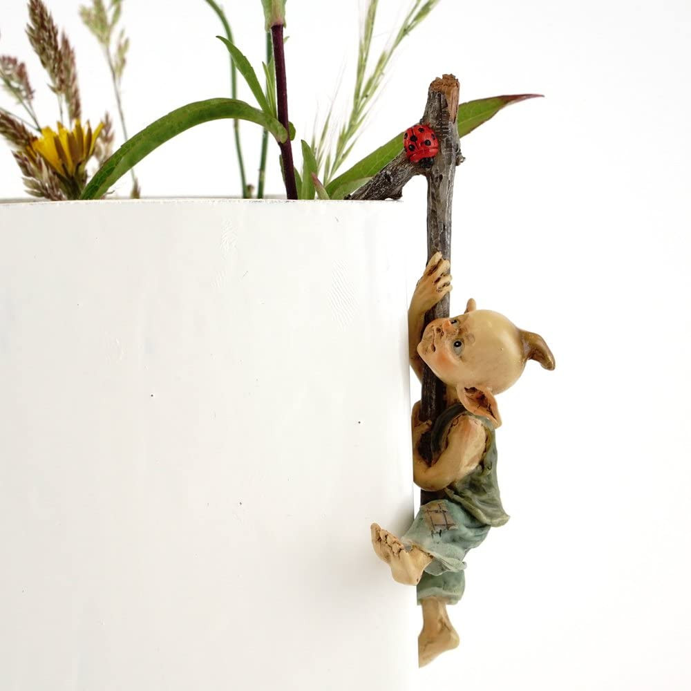 Miniature Fairy & Terrarium Garden Pixie Flower Pot Hugger S...