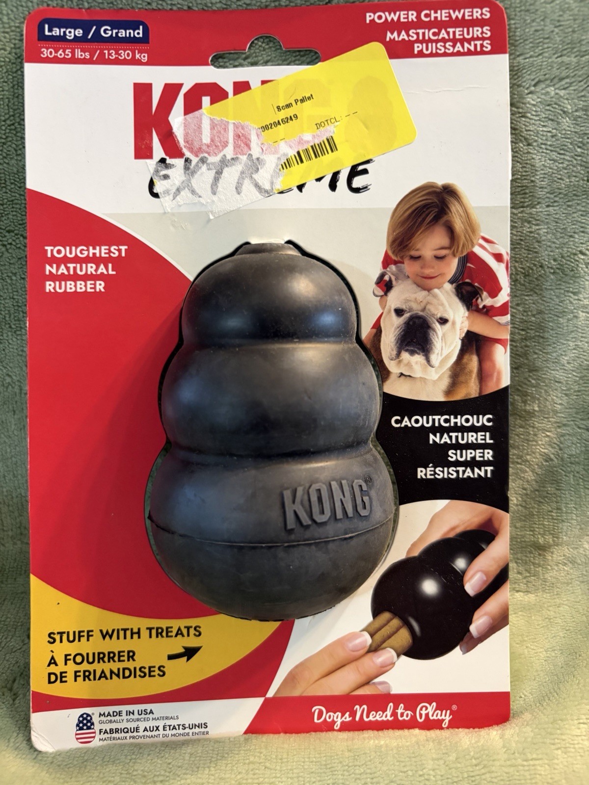 Kong Extreme Power Dog Treat Chew Toy - Large Dog Size