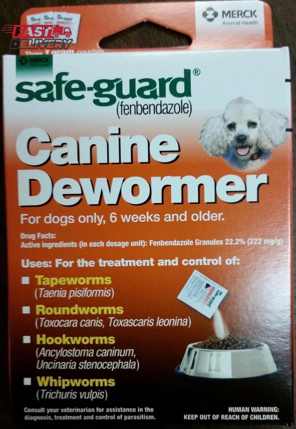 Wormers SafeGuard Dewormer Canine Antiparasite for Small Dog...